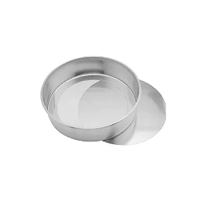 FORMA REDONDA FUNDO FALSO 20,3X5CM ALUMINIO
