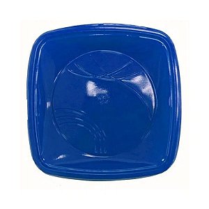 PRATO 21 QUADRADO AZUL ESCURO C/10