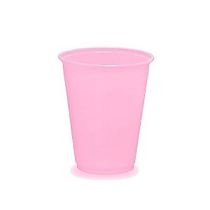 COPO 200ML BIODEGRADAVEL ROSA CANDY C/50