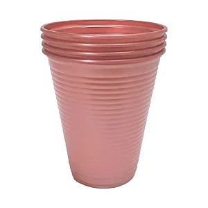 COPO 200ML BIODEGRADAVEL ROSE GOLD C/50