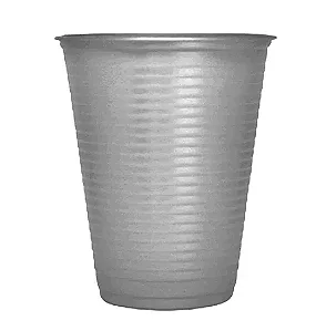 COPO 200ML BIODEGRADAVEL PRATA C/50