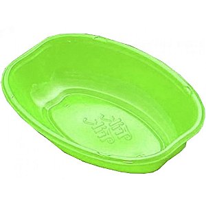 CUMBUCA OVAL BIODEGRADAVEL VERDE C/10
