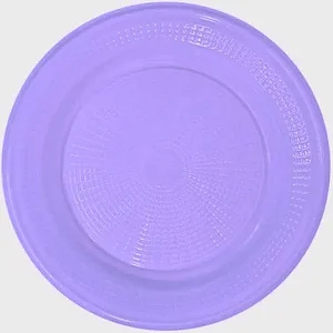 PRATO 15CM BIODEGRADAVEL REDONDO RASO LILAS C/10