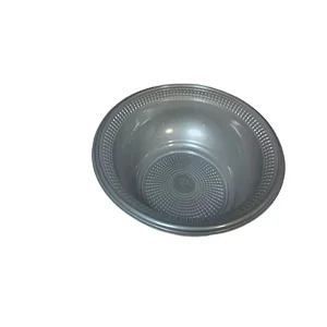 PRATO 15CM BIODEGRADAVEL REDONDO FUNDO PRATA C/10