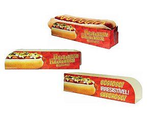 CAIXA HOT DOG BALCAO C/50