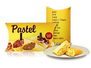 CAIXA DE PASTEL VIAGEM PEQUENO C/50