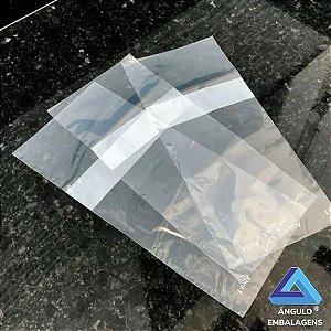 SACO AMOSTRA TARJA 12X30 C/1000