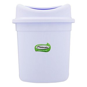 LIXEIRA PLASTICA BASCULANTE PIA BRANCA 2,7 LTS