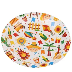 PRATO PAPEL FESTA JUNINA C/10