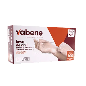 LUVA VINIL M COM PO PROTECAO INDUSTRIAL C/100 UND