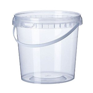 BALDE PLASTICO 2.200 ML C/ALCA E TAMPA