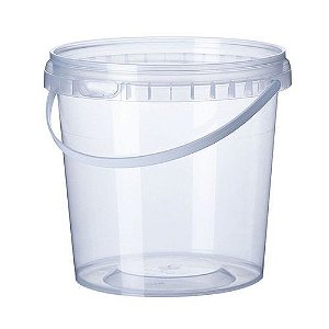 BALDE PLASTICO 2.200 ML C/ALCA E TAMPA