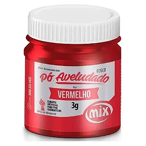 CORANTE PO VERMELHO FOSCO AVELUDADO 3GR 1un