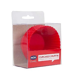 CUPCAKE E MUFFIN FORMAAS AVULSAS DE SILICONE - 12 UN