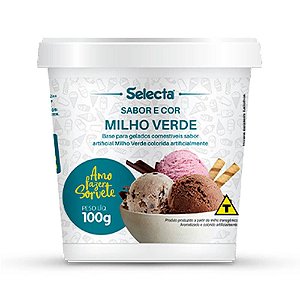 BASE P/GELADOS COMESTIVEIS SABOR ARTIFICIAL MILHO VERDE 100GR 1un
