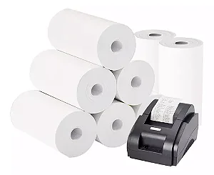 BOBINA TERMICA 80MM X 30 METROS BRANCA