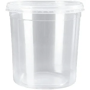 KIT POTE/TAMPA PP REDONDO 1500 ML 24 UNIDADES - DANÚBIO