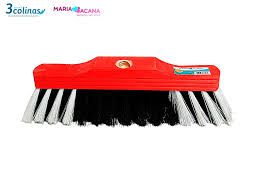VASSOURA PELO SINTETICO 30CM MADEIRA CABO 1,20M