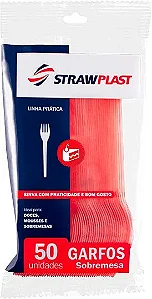 GARFO VERMELHO LINHA FESTA C/50 UND