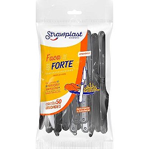 FACA FORTE PRETA C/50 UND