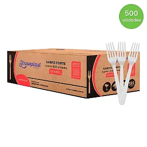 GARFO FORTE BRANCO GRANEL C/500 UND
