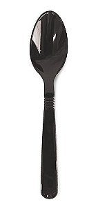 COLHER FORTE PRETA C/50