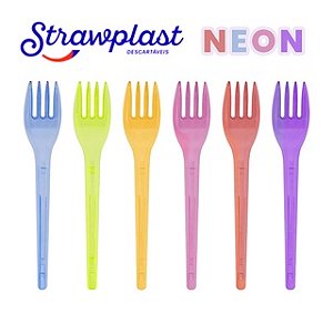 GARFO FESTA VERMELHO NEON C/50 UND