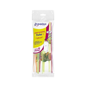 CANUDO 6MM FRUTAS FLEX 6MM C/10 UND