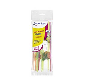 CANUDO 6MM FRUTAS FLEX 6MM C/10 UND
