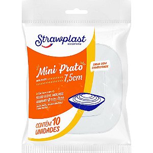 MINI PRATO CRISTAL C/10