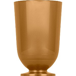TACA ACRIL DOURADA LICOR 50ML C/10