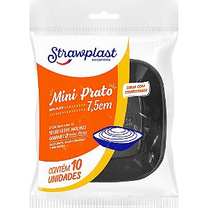 MINI PRATO PRETO C/10