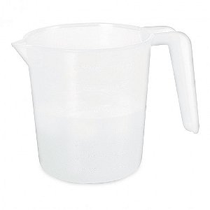 JARRA PLASTICA GRADUADA 1 LITRO SEM TAMPA