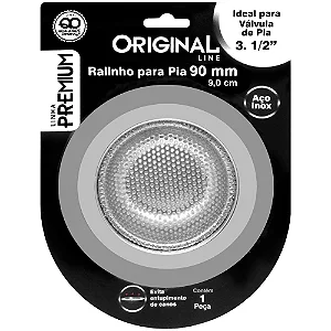 RALINHO PARA PIA 90MM INOX PREMIUM