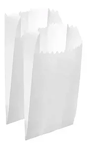 SACO PIPOCA BRANCO N.5 C/100