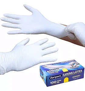 LUVA LATEX TAMANHO PP C/100 UNIDADES