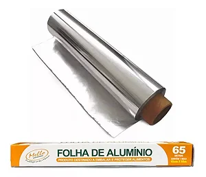 PAPEL ALUMINIO 45CM X 65MT