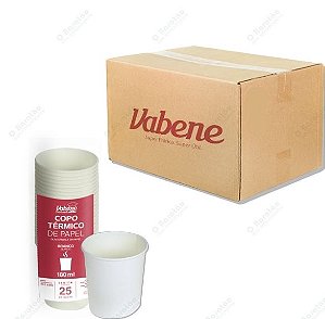 COPO PAPEL BRANCO 85ML C/50 UNI NO PACOTE