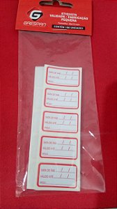 ETIQUETA FAB/VALIDADE 26X15 C/100 UND
