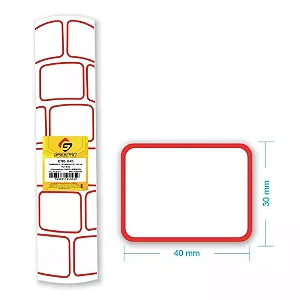 ETIQUETA REF. GR-3 30X40 C/150 UNIDADES