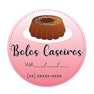 ETIQ. COMEMORATIVA B-8 PCT C/60 UND BOLO CASEIRO