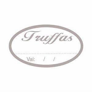 ETIQUETAS TRUFFAS B 2 COM 100 ETIQUETAS NO PACOTE