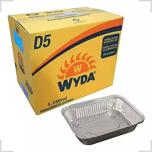 FOLHA ALUMINIO D5 RETANG 1150ML CX C/100