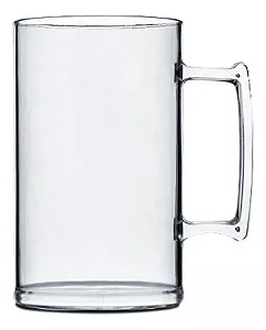 CANECA CRISTAL ACRILICA 300ML C/ ALCA
