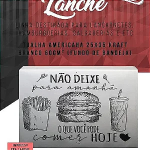 TOALHA AMERICANA 25X40CM C/500 LANCHE