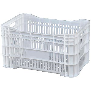 CAIXA PLASTICA BRANCA 54X36X31 50 LITROS