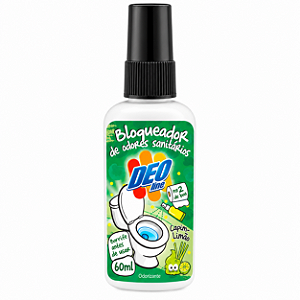 BLOQUEADOR DE ODOR SANITARIO CAPIM LIMAO 60ML DEOLINE