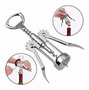 SACA ROLHAS MENDONZA COM ABRIDOR GARRAFAS