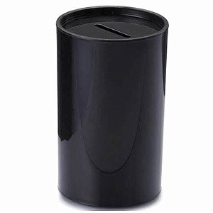 COFRE PLASTICO PRETO C/6 UNIDADES NO PACOTE
