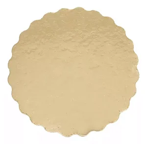 CAKE BOARD OURO REDONDO 280MM UNIDADE
